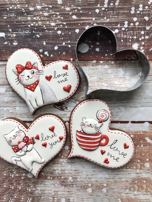 Форма за бисквити Heart Shaped Cookie Cutter