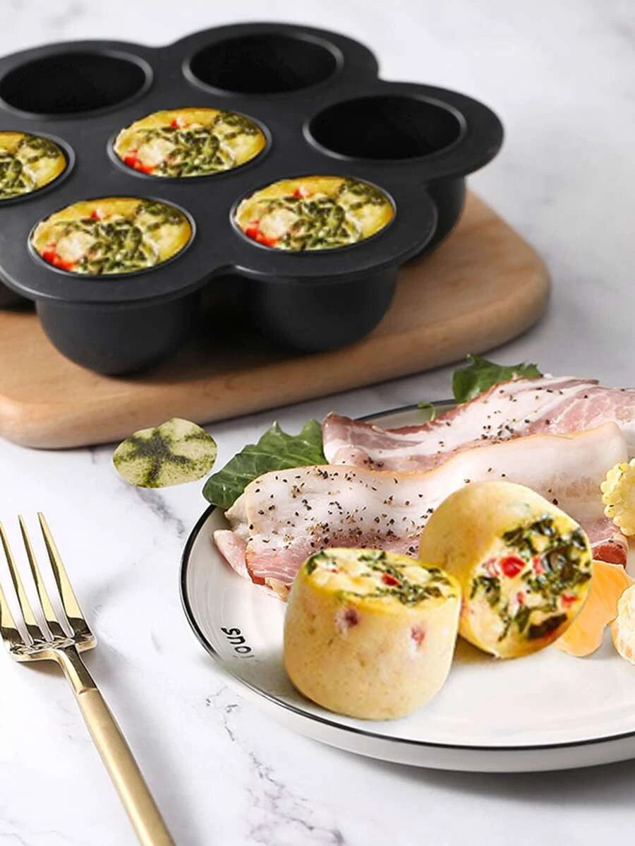 Air Fryer Формичка за печене с няколко отделения Flower Design Cake Pan