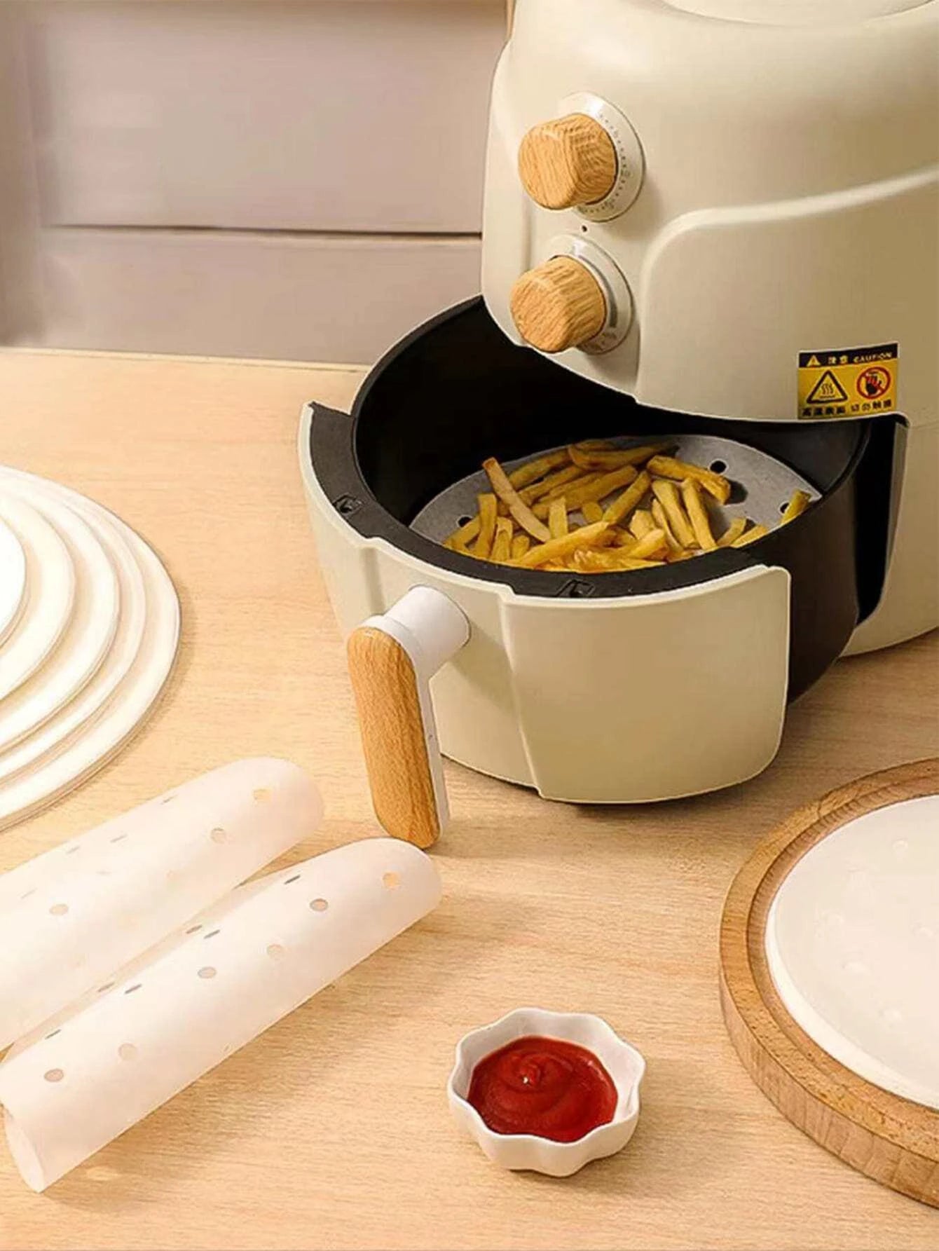 Хартия за печене с дупчици за Air Fryer 100 листа