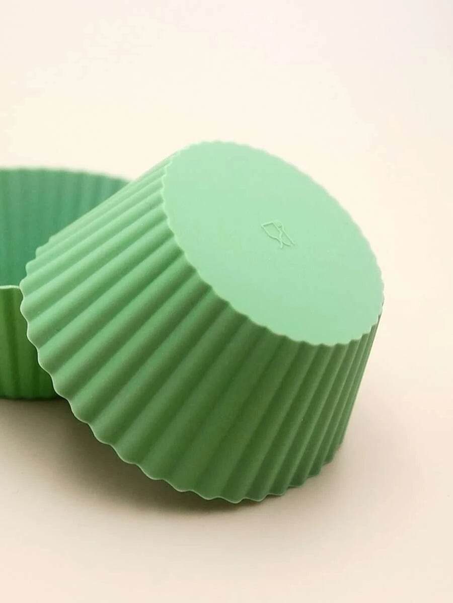 Комплект 6 броя Силиконови форми за мъфини Silicone Cupcake Cup