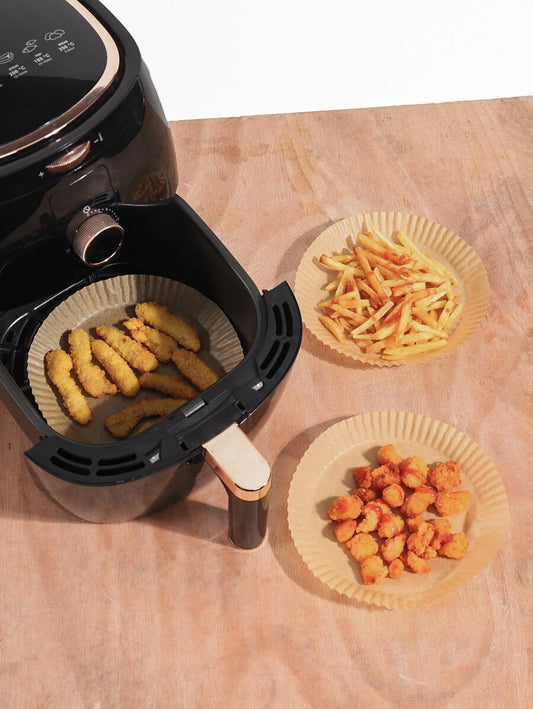 30 броя Хартиени плитки кошнички за Air Fryer